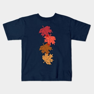 Autumn Leaves Kids T-Shirt